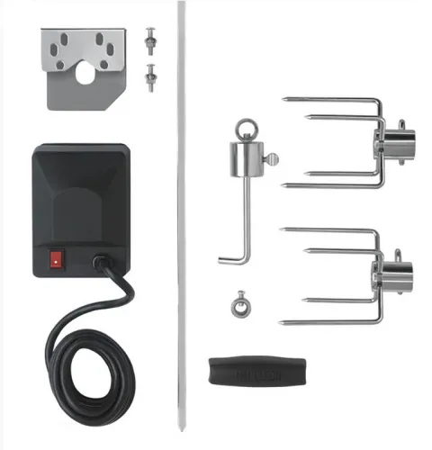 Napoleon Вертел с 2-мя зажимами и электромотором для грилей Rogue (365/425/525/625)