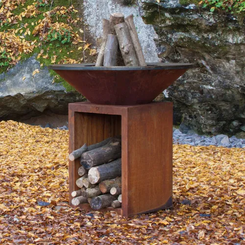 OFYR Classic 85-100 Дровяной гриль D85 с поленницей