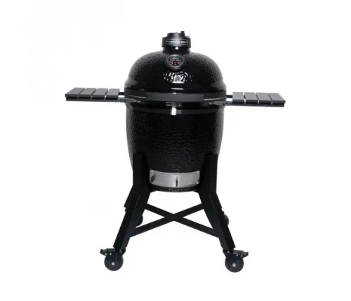 Diamond Egg LEGEND Керамический гриль со столиками и ножками, 46,8 см черный (DEEP BLACK)