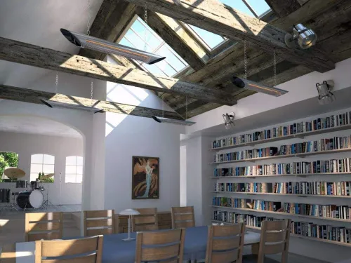 Veito Blade НАСТЕННЫЙ КАРБОНОВЫЙ ОБОГРЕВАТЕЛЬ 2000 Вт, черный