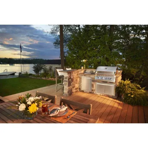 Napoleon BIG-44 встраиваемый газовый гриль с вертелом