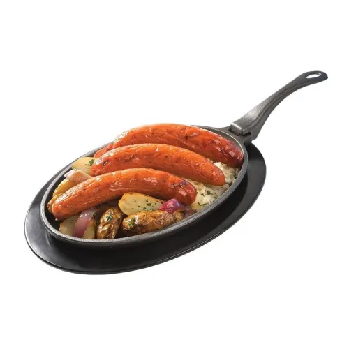Napoleon Чугунная сковорода со съемной ручкой (овальная)