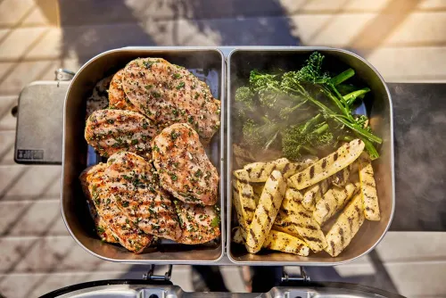 Weber Набор для копчения и приготовления на пару для электрического гриля Lumin Compact (6613)