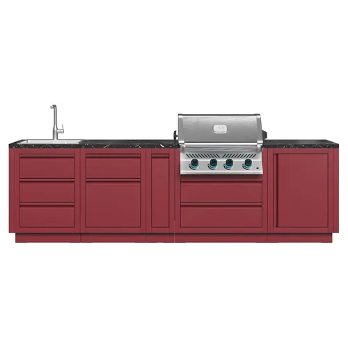 Napoleon Oasis™-500/BIG-32 Летняя модульная кухня (красная)