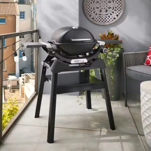 Weber Q-1200 гриль газовый с подставкой