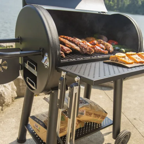 Broil King Regal Offset 400 угольный гриль коптильня