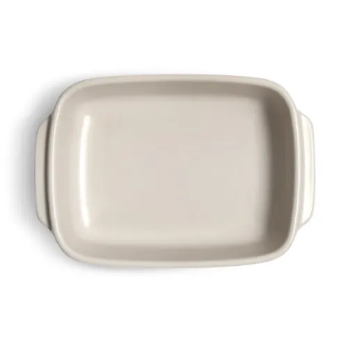 Emile Henry Мини форма прямоугольная для запекания, 0,6 л, Solo (цвет опал, базальт)