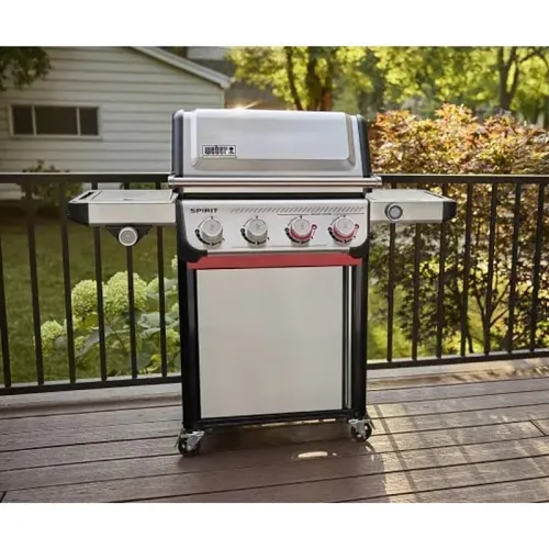 Weber Spirit SP-435 LP гриль газовый, нержавеющая сталь