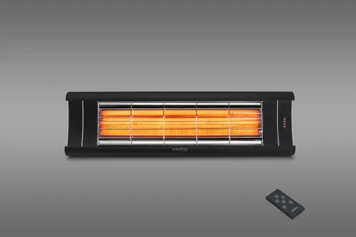 Veito Aero S НАСТЕННЫЙ КАРБОНОВЫЙ ОБОГРЕВАТЕЛЬ 2500 Вт, черный