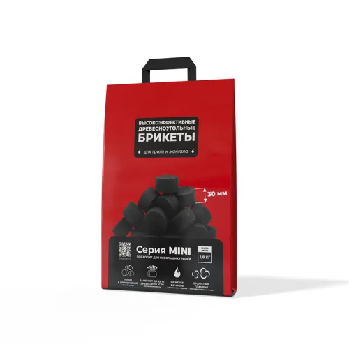 BRIQCOAL Угольные блоки BriqMINI 1,8 кг