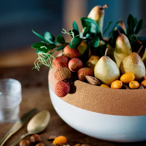 Emile Henry Емкость для хранения овощей и фруктов, цвет белый