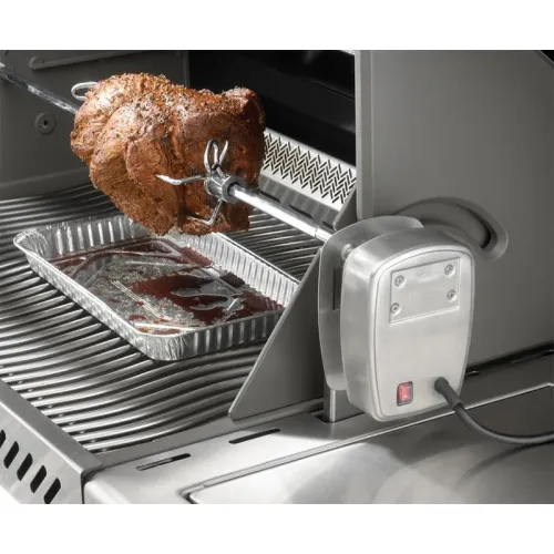 Napoleon Вертел с 2-мя зажимами и электромотором для грилей Rogue (365/425/525/625)