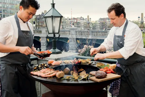 OFYR Classic 85-100 Дровяной гриль D85 без поленницы, черный