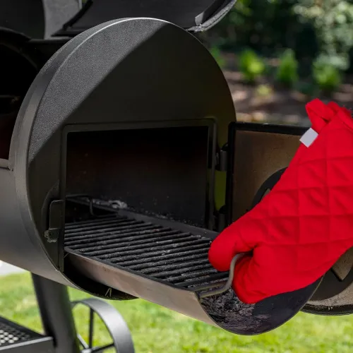 Char-Griller Grand Champ Barrel Grill and Offset Smoker Угольный гриль-коптильня