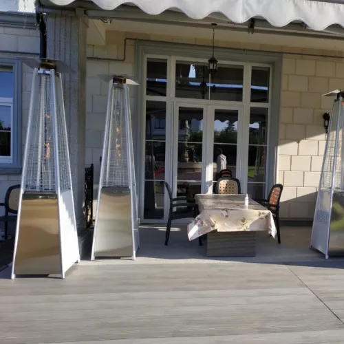 Stalleh (Ställeh) Уличный газовый обогреватель Pyramid X4 (Стальной)