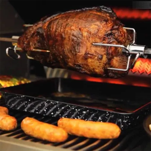 Napoleon Вертел с 2-мя зажимами и электромотором для грилей BIG 38