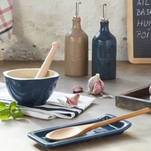 Emile Henry Подставка под ложку 22,5х10см, цвет: серо-голубой