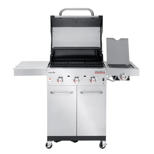 Char-Broil Professional PRO 3S 3-х горелочный, газовый гриль нержавеющая сталь