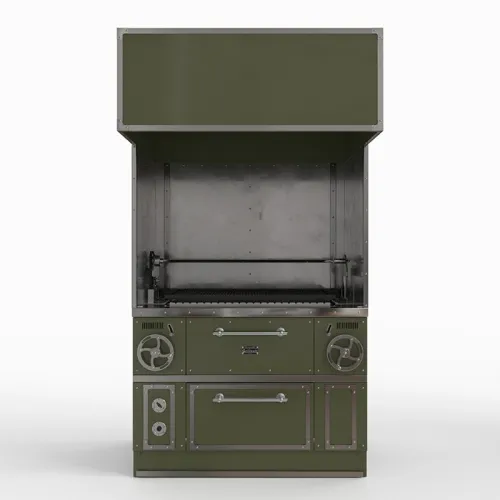 Grillvett Гриль угольный стационарный Bronx SA Hood 1300