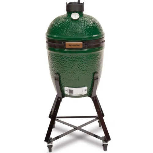 Big Green Egg Керамический гриль размер S с откидными столиками и на подставке