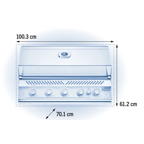 Napoleon BIG-38 встраиваемый газовый гриль с вертелом