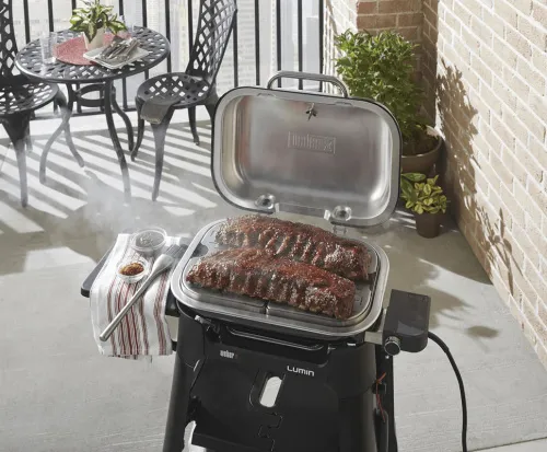 Weber Набор для копчения и приготовления на пару для электрического гриля Lumin Compact (6613)