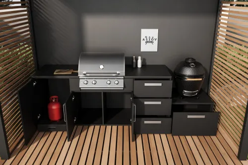 Модульная кухня Grill Academy BBQ Deluxe #8 (2960 мм)