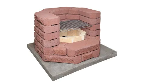 Grillit Костровой очаг с решеткой, кирпичный