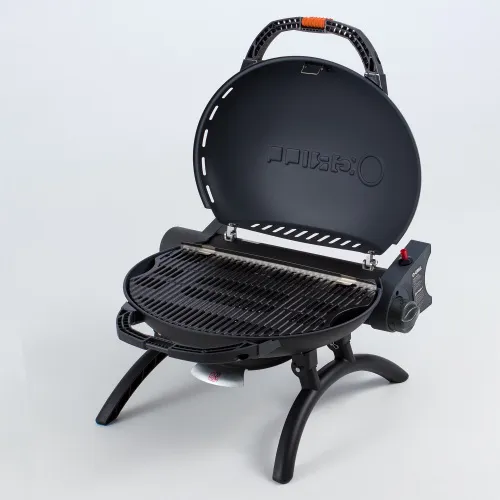 Pro Iroda O-GRILL 500M bicolor гриль газовый переносной, черный-зеленый + адаптер А