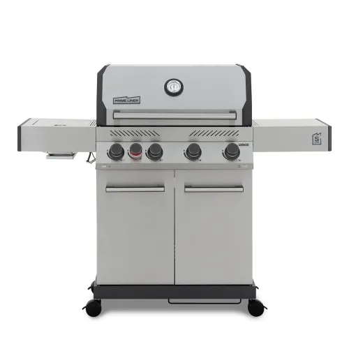 PRIMELINER S class 4B комплектация DELUXE, газовый гриль нержавеющая сталь