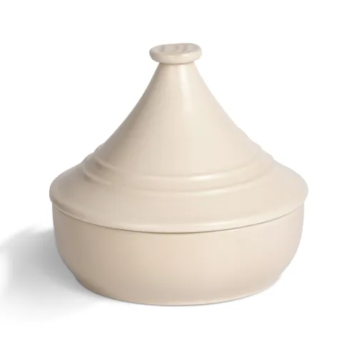 Emile Henry Мини-тажин для запекания,0,55 л, Solo (цвет опал, базальт)