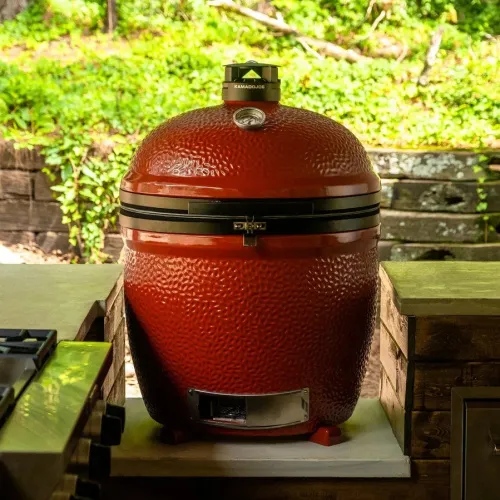Kamado Joe Big Joe III Red Керамический гриль размер XL стационарный