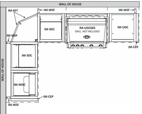 Napoleon Oasis™-300/BILEX- 485 Летняя модульная кухня