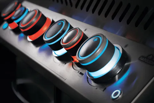 Napoleon BIG-32 встраиваемый газовый гриль с вертелом, черный