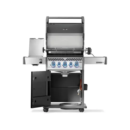 Napoleon Rogue PRO-S 425 газовый гриль, черный (с ИК горелкой 3/3, задней горелкой и вертелом в комплекте) NEW 2025