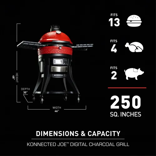 Kamado Joe Konnected Joe Classic Керамический гриль