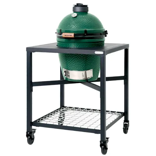 Big Green Egg Керамический гриль размер L с модульной подставкой в комбинации со шкафом