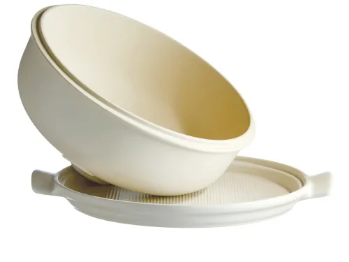 Emile Henry Набор "Хлебопечь", керамическая, цвет лен