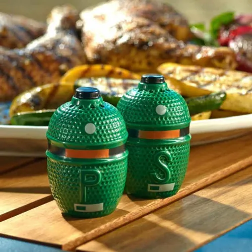 Big Green Egg Соль и перец, солонки керамические в форме EGG
