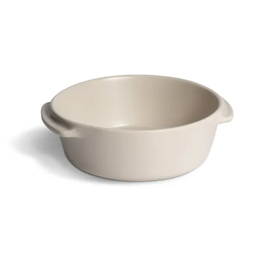 Emile Henry Мини форма круглая для запекания, 0,6 л, Solo (цвет опал, базальт)