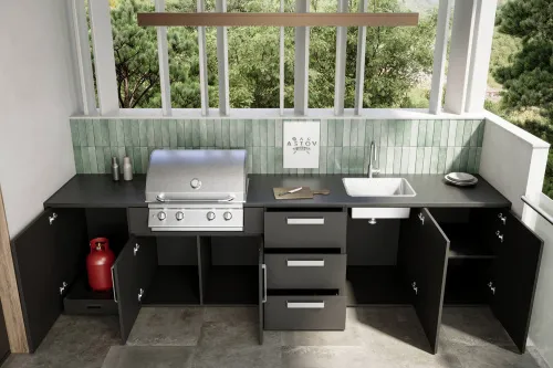 Модульная кухня Grill Academy BBQ Deluxe #7 (3440 мм)