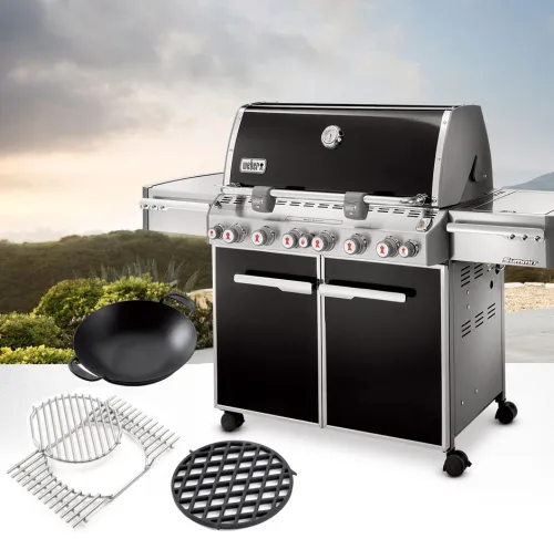 Weber Summit E670 Premium GBS газовый гриль, черный