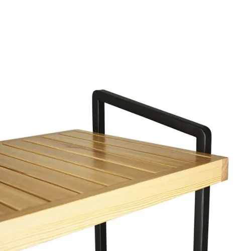 Advance Frame wood стеллаж 5 полок (черный)