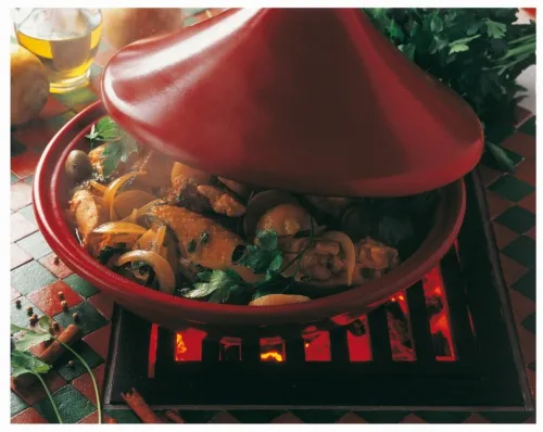 Emile Henry Тажин II 3,5 л, 32 см, цвет: гранат