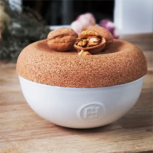 Emile Henry Емкость для хранения соли, цвет крем