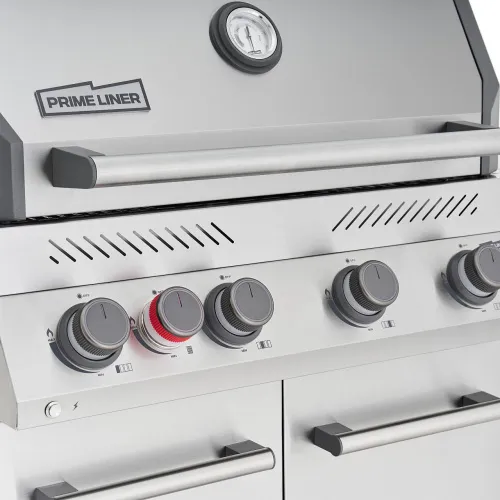 PRIMELINER S class 4B комплектация DELUXE, газовый гриль нержавеющая сталь