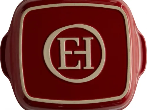 Emile Henry Форма для запекания квадратная, 28x23 см, цвет: гранат