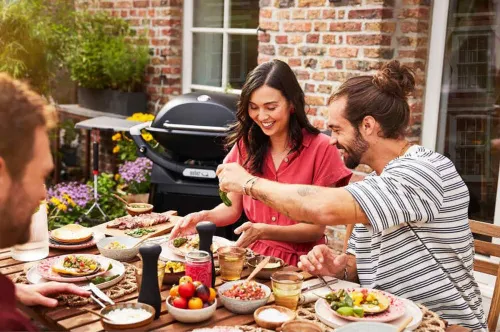 Weber Q-3200N гриль газовый с тележкой премиум-класса