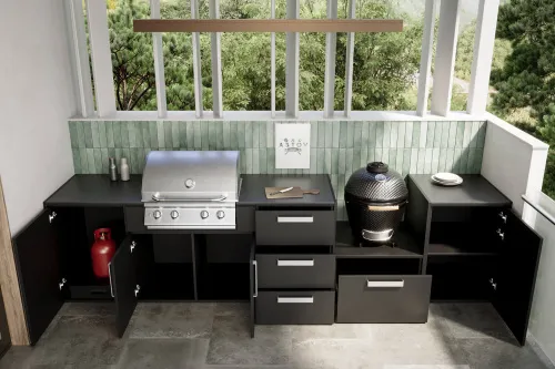 Модульная кухня Grill Academy BBQ Deluxe #4 (3580 мм)