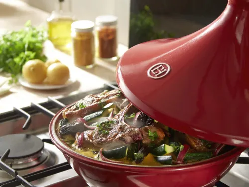 Emile Henry Тажин II 3,5 л, 32 см, цвет: гранат